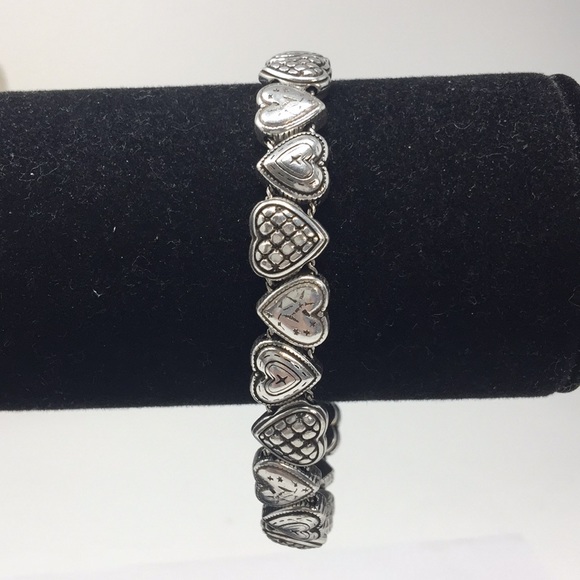 Brighton Jewelry - Brighton bracelet hearts on 2 strands heart clasp